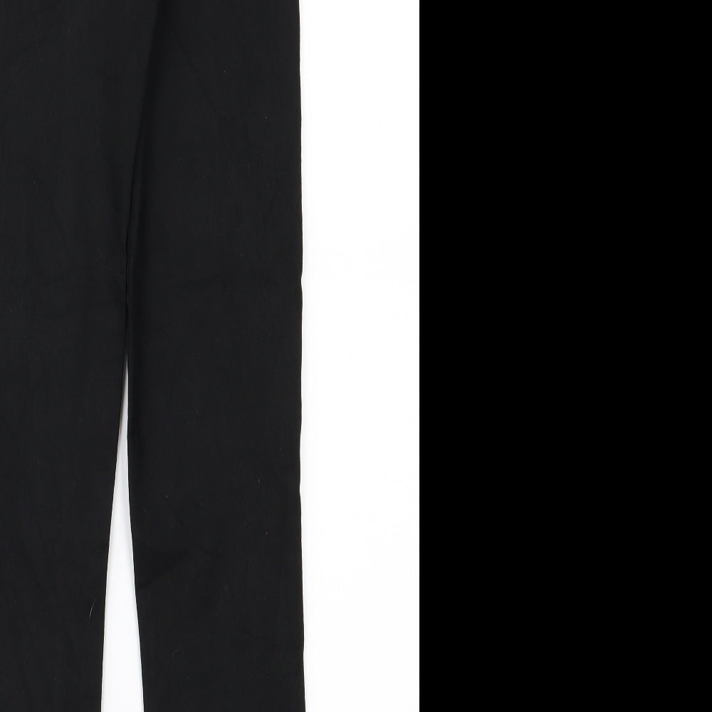 H&M Womens Black   Trousers  Size 8 L26 in