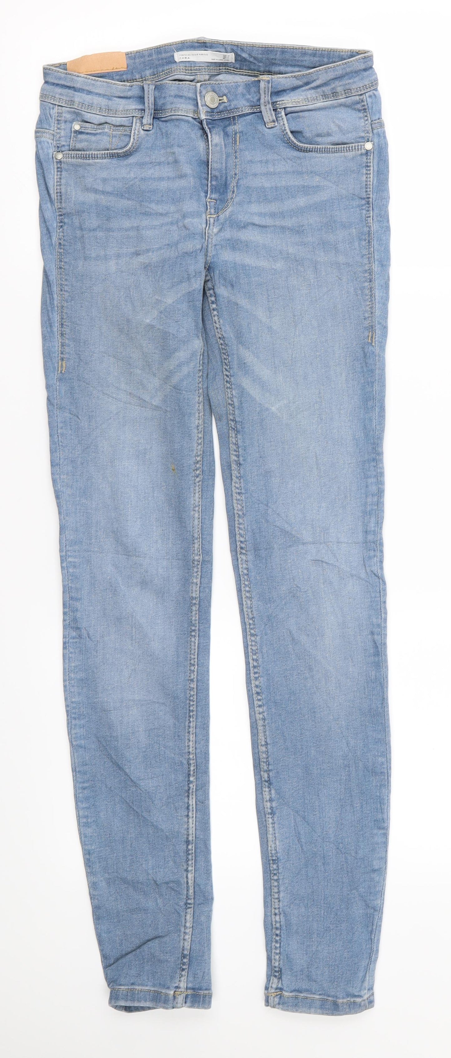 Zara Womens Blue   Skinny Jeans Size 24 in L28 in
