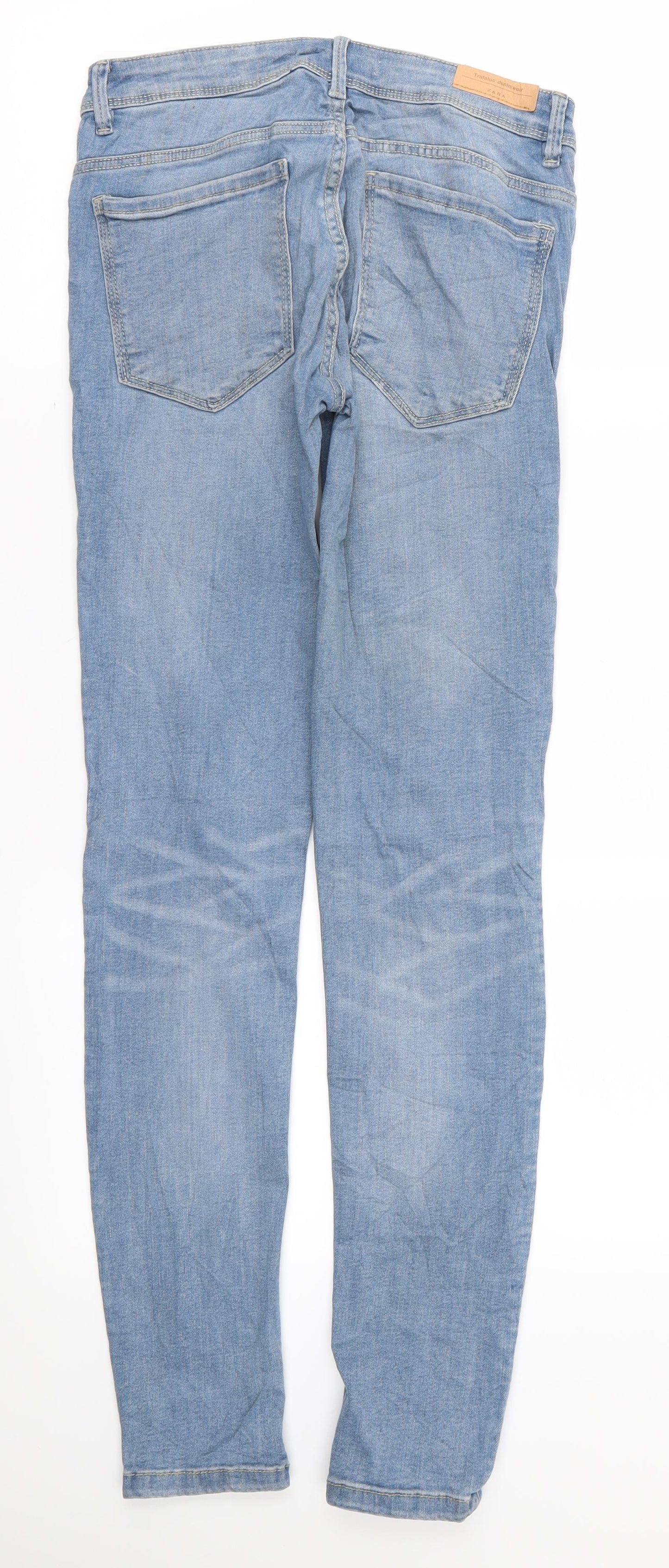 Zara Womens Blue   Skinny Jeans Size 24 in L28 in