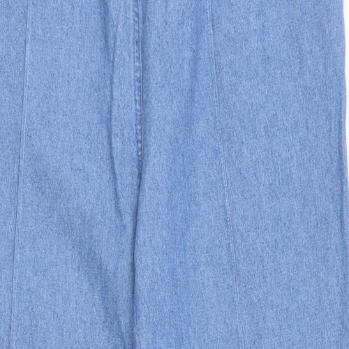 Nizza Womens Blue   Trousers  Size 20 L25.5 in - Stretch waistband
