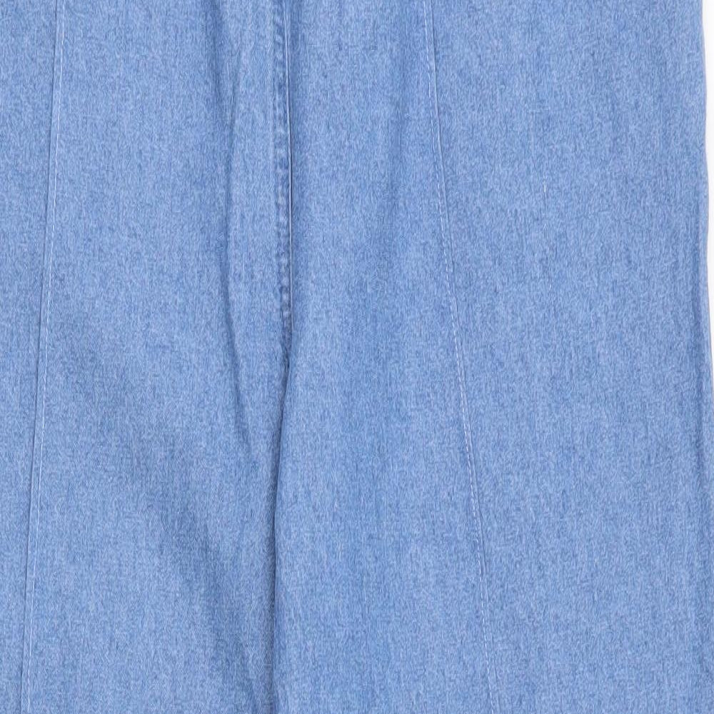 Nizza Womens Blue   Trousers  Size 20 L25.5 in - Stretch waistband