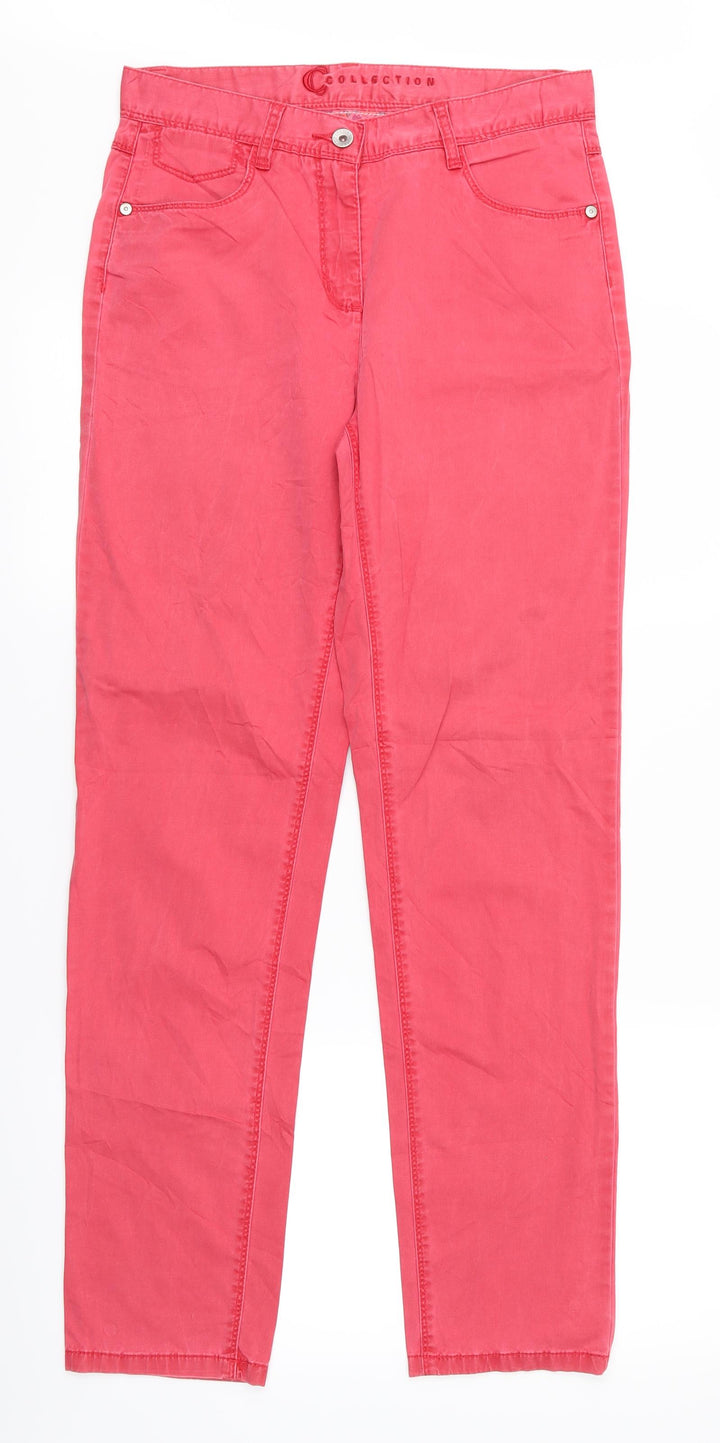 Clarina collection Womens Pink Skinny Jeans Size 28 in L29 in