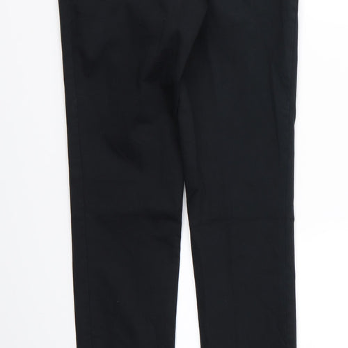 Preworn Womens Black   Trousers  Size 24 in L27 in
