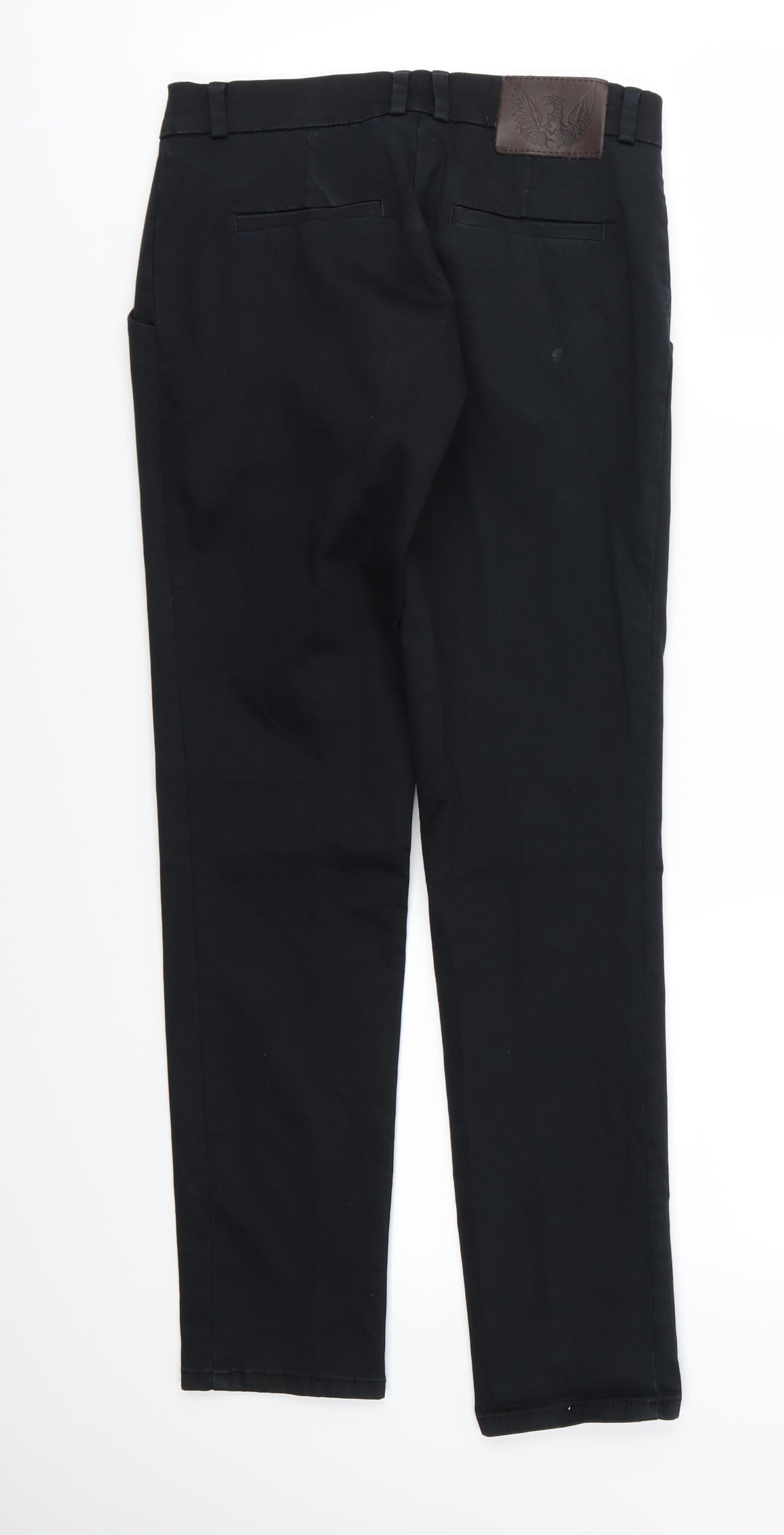 Preworn Womens Black   Trousers  Size 24 in L27 in