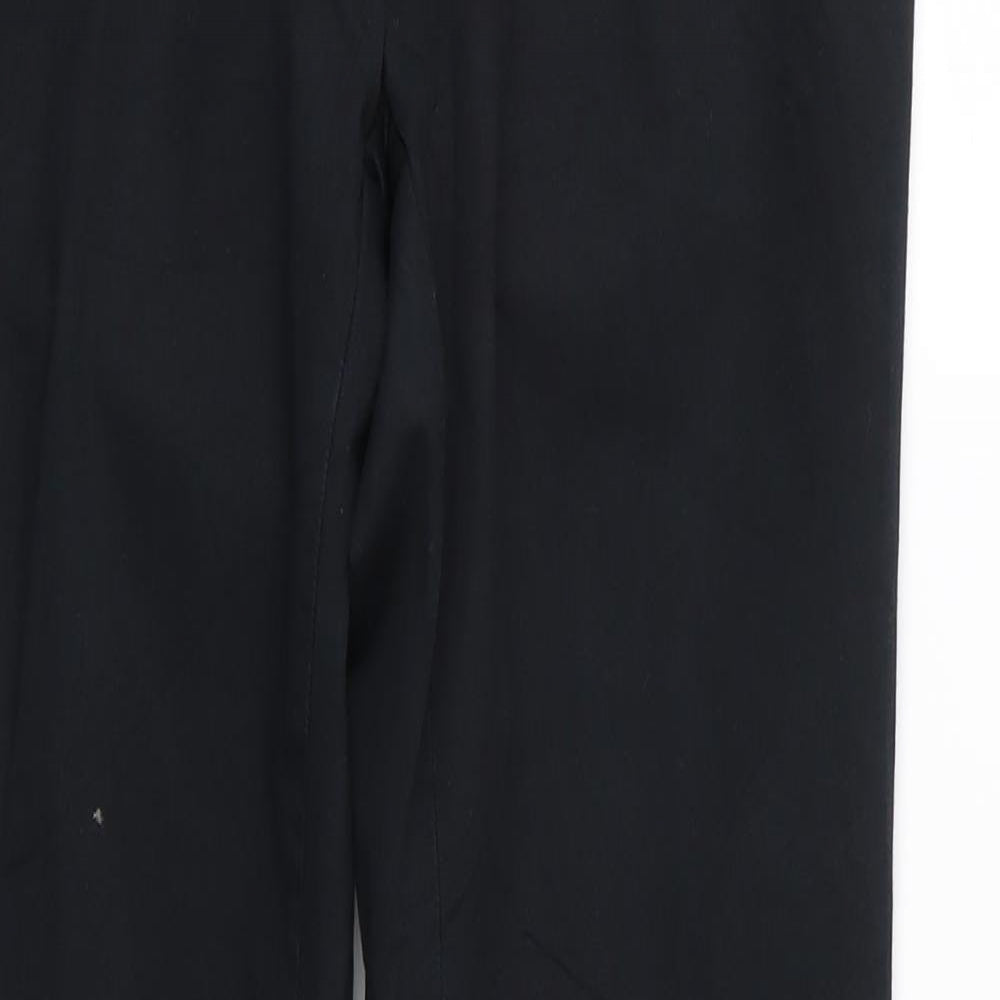 Preworn Womens Black   Trousers  Size 24 in L27 in