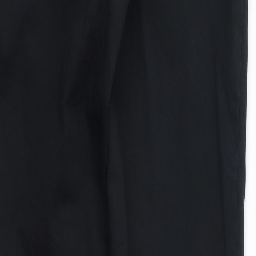 Preworn Womens Black   Trousers  Size 24 in L27 in