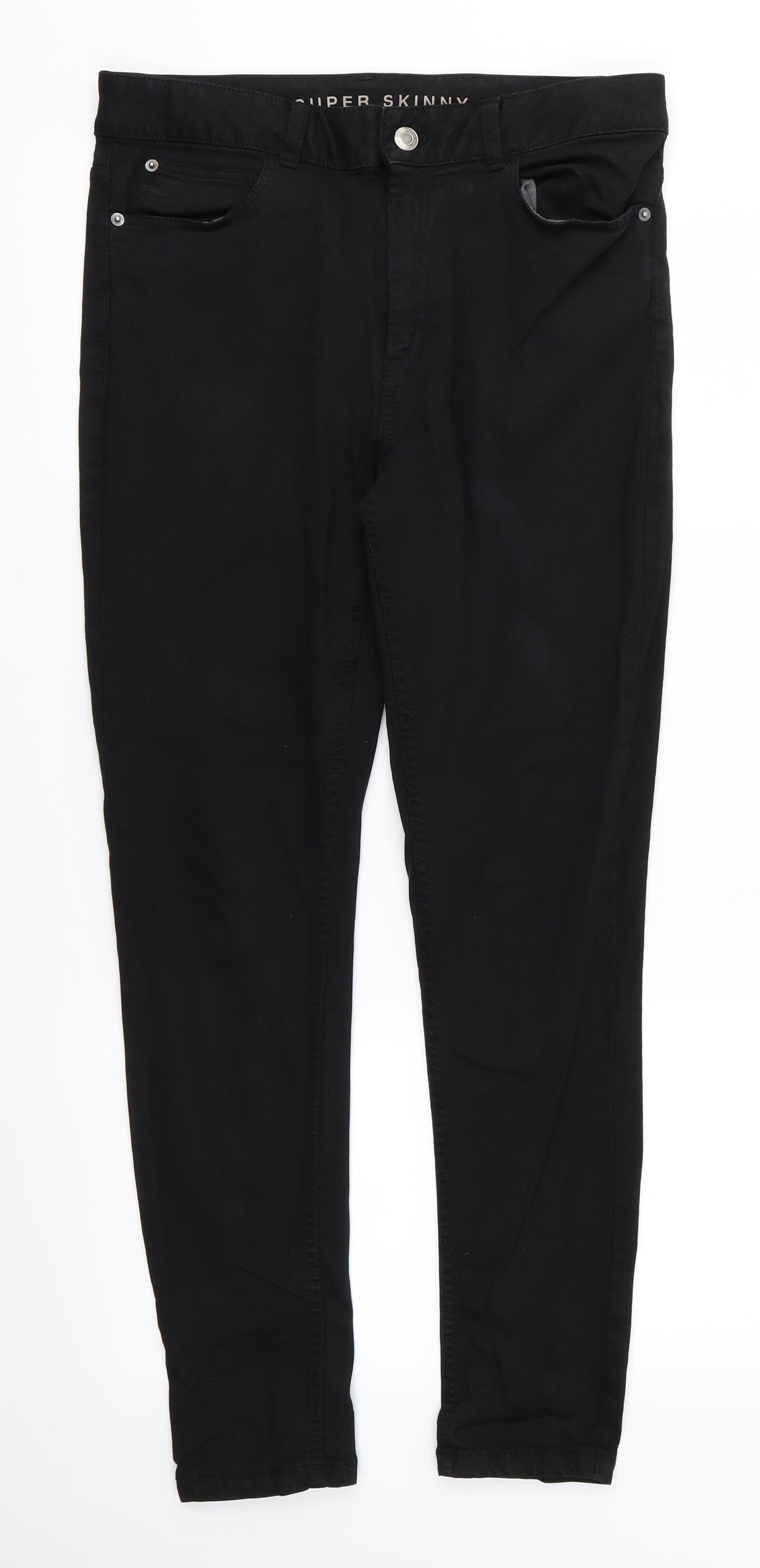 M&S Womens Black   Skinny Jeans Size 12 L27 in