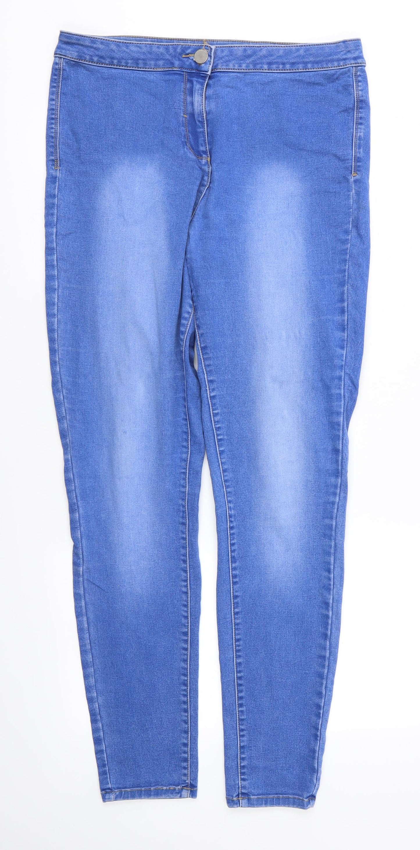 Matalan Womens Blue   Skinny Jeans Size 12 L28 in