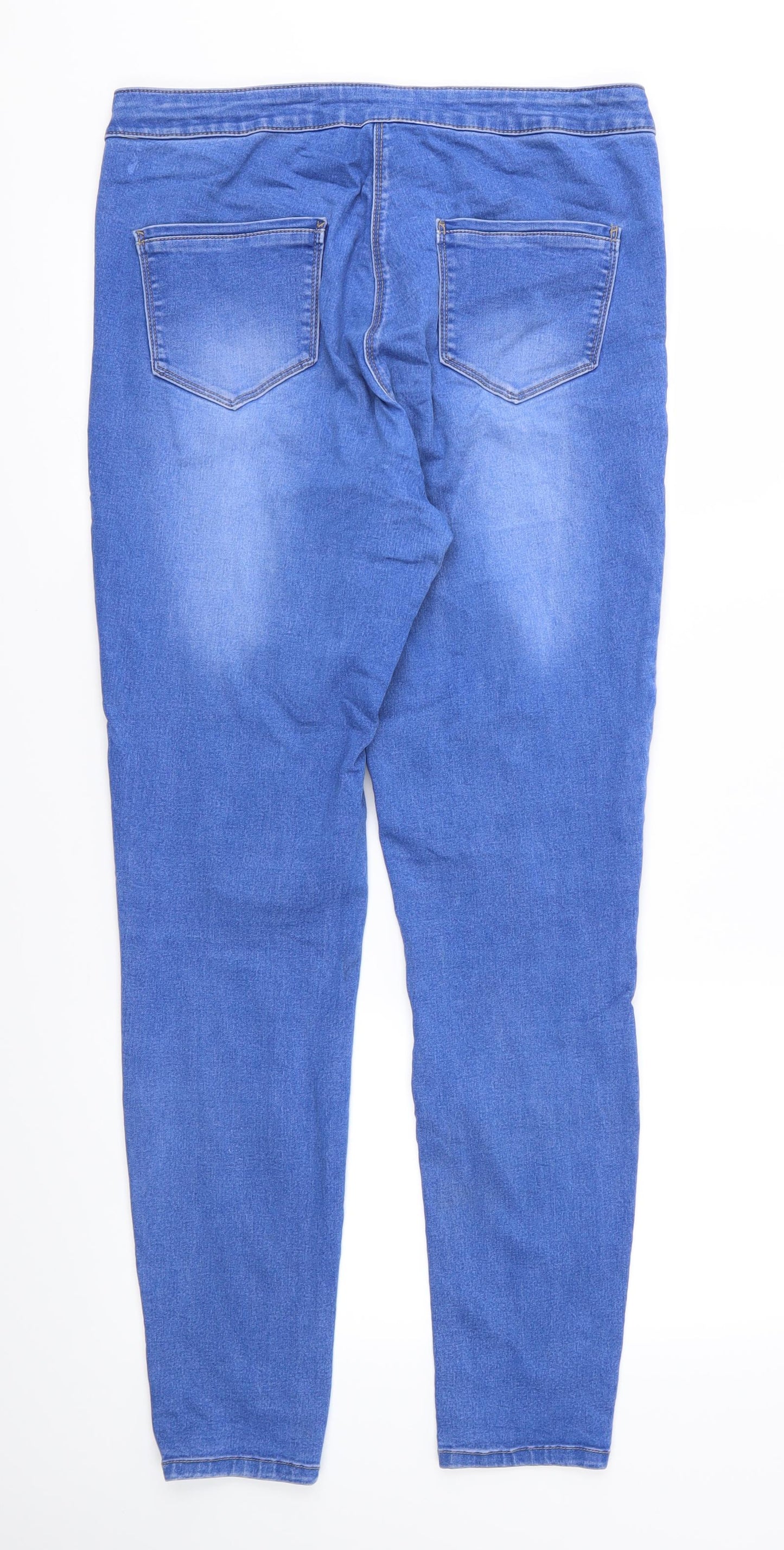 Matalan Womens Blue   Skinny Jeans Size 12 L28 in