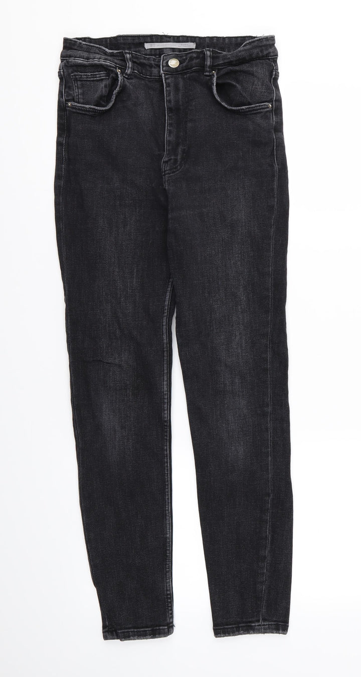Zara Womens Black Skinny Jeans Size 26 in L25 in