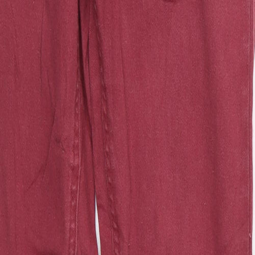ESMARA Womens Red   Skinny Jeans Size 10 L30 in