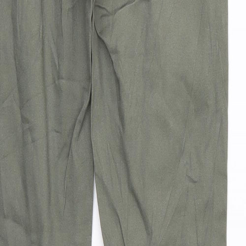 H&M Womens Green   Trousers  Size 8 L30 in