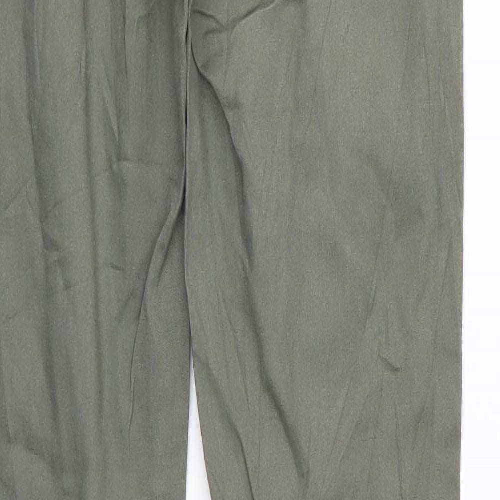 H&M Womens Green   Trousers  Size 8 L30 in