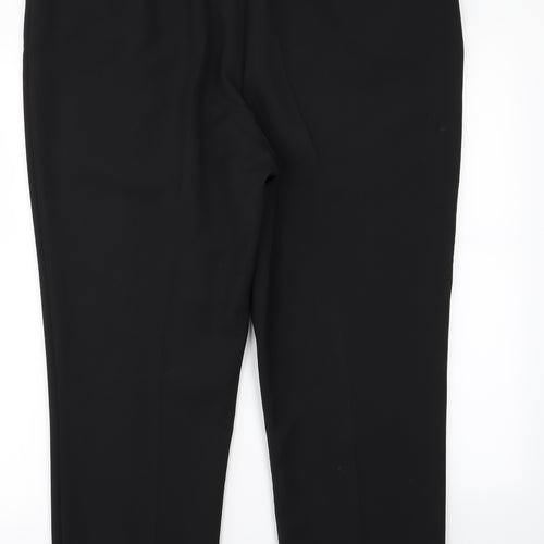 M&Co Womens Black   Trousers  Size 18 L24 in