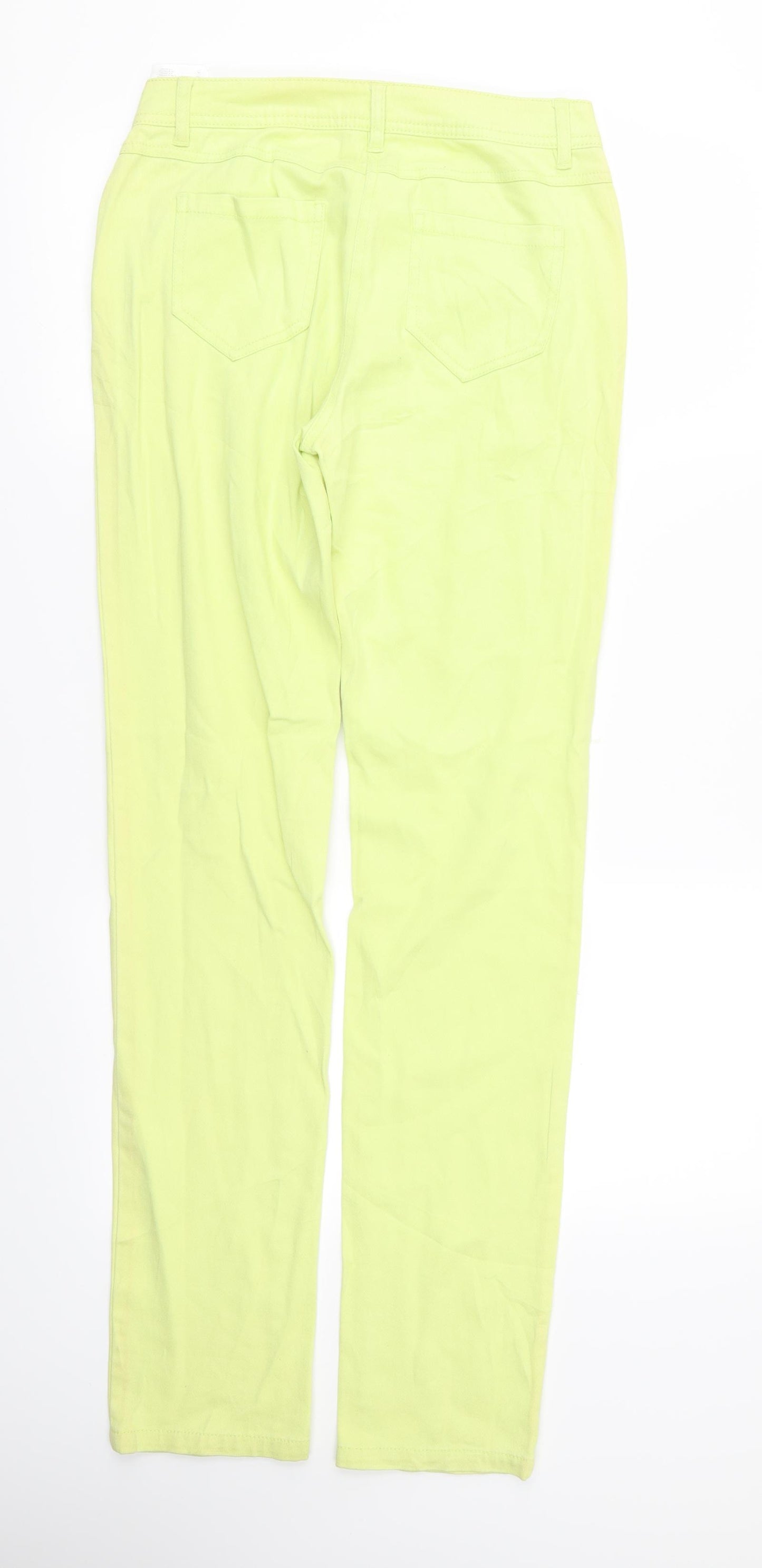Jean Pascale Womens Green   Skinny Jeans Size 10 L31 in