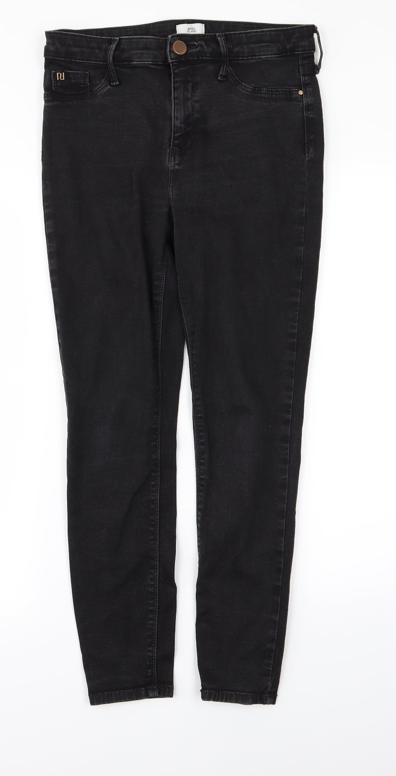 River Island Womens Black   Skinny Jeans Size 12 L24 in