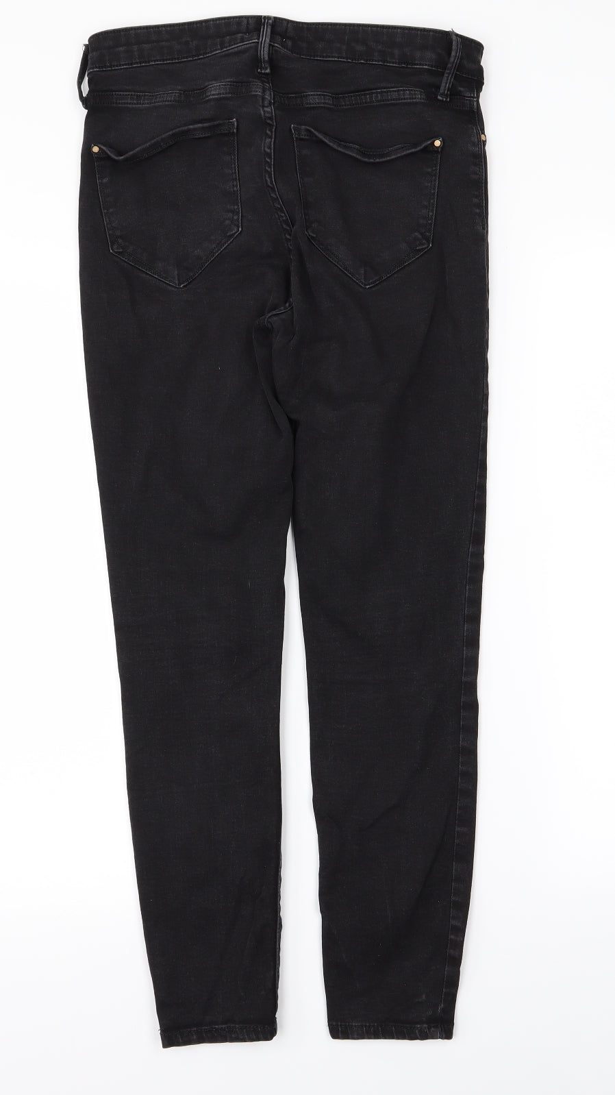 River Island Womens Black   Skinny Jeans Size 12 L24 in