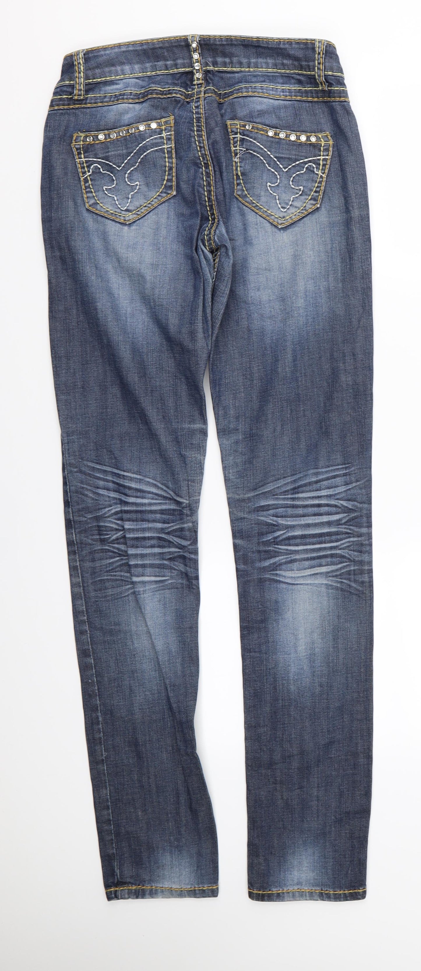 Gold SK Womens Blue   Skinny Jeans Size M L32 in