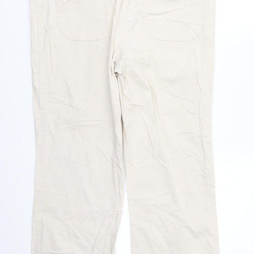 Preworn Womens Beige   Trousers  Size 18 L24 in