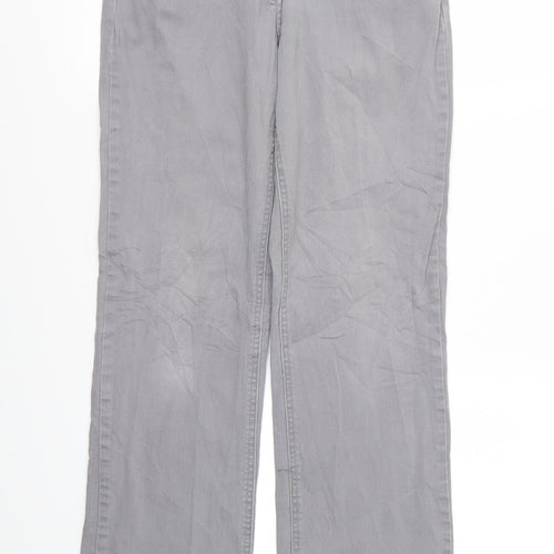 Preworn Womens Grey   Skinny Jeans Size 12 L27 in