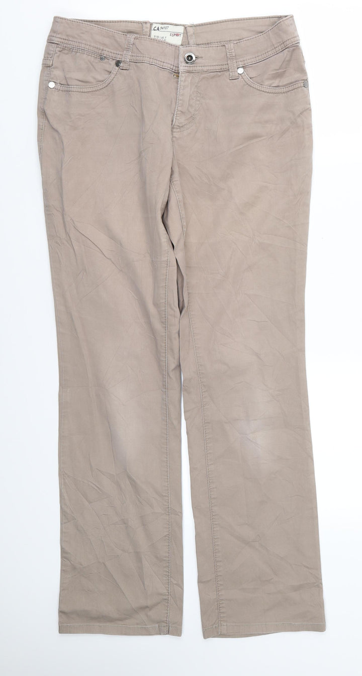 espirit Womens Brown Skinny Jeans Size 12 L30 in