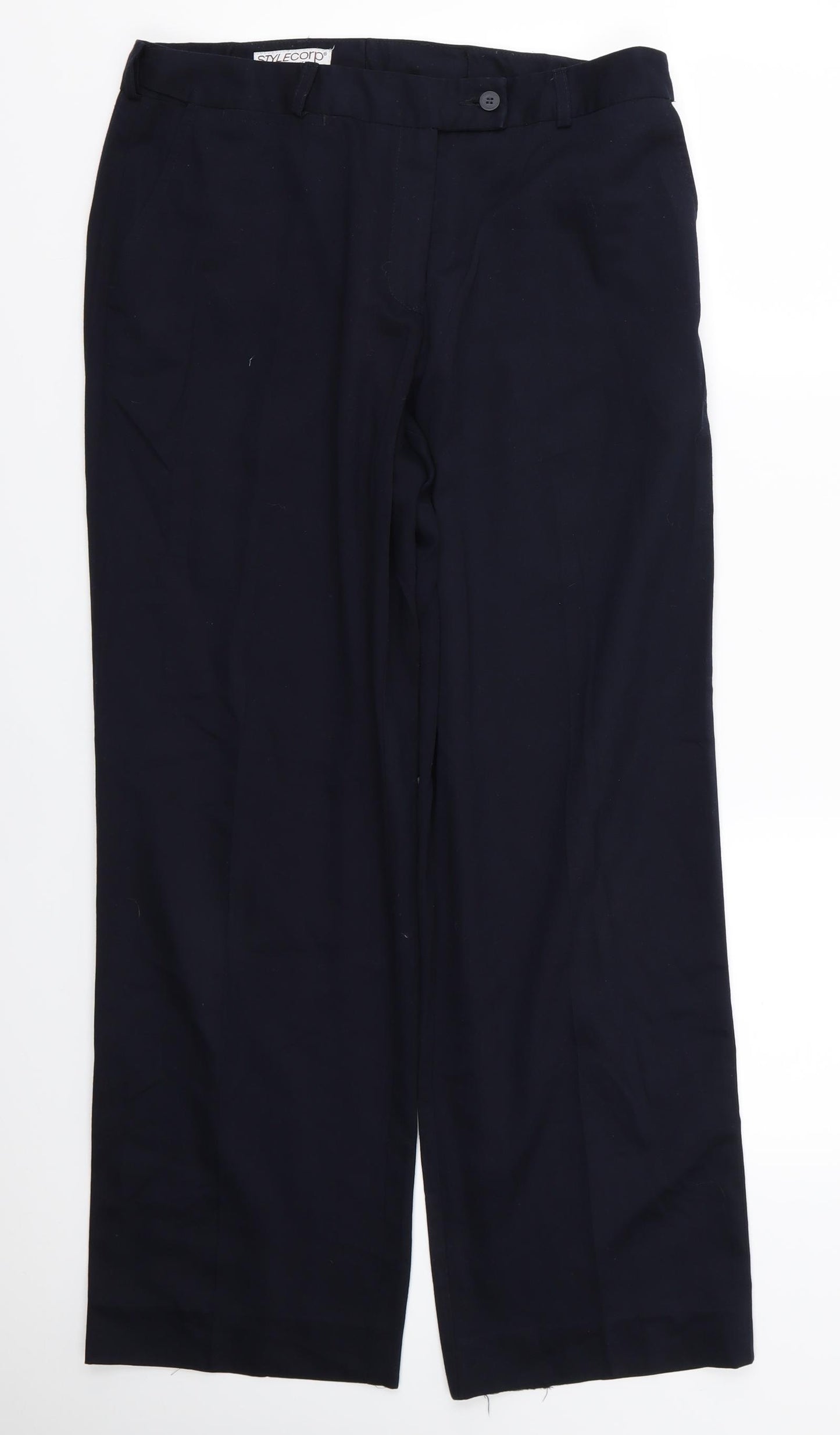 Stylecorp Womens Blue   Trousers  Size 12 L28 in