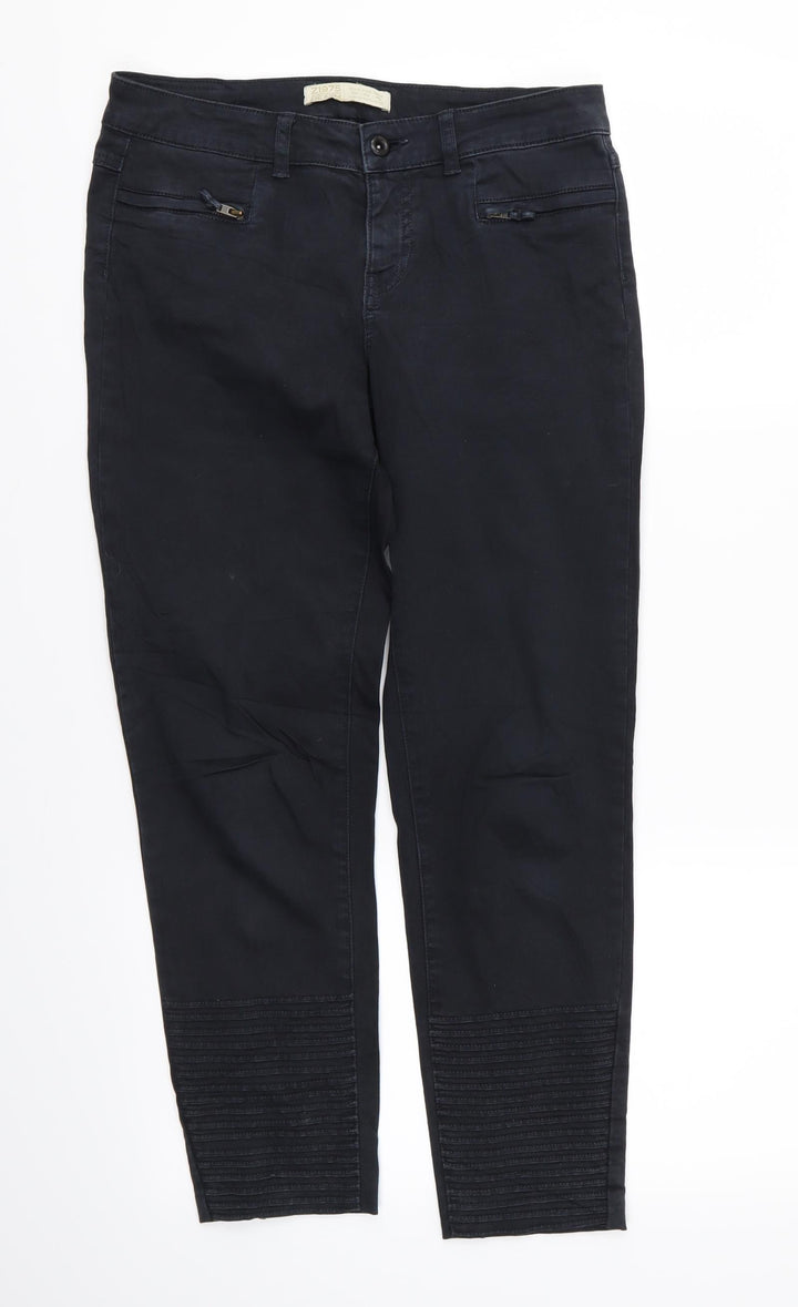 Zara Womens Black Skinny Jeans Size 8 L24 in