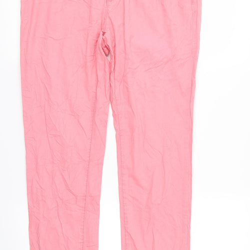 ldc by espirit Womens Pink   Chino Trousers Size 4 L29 in
