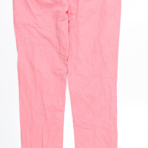 ldc by espirit Womens Pink   Chino Trousers Size 4 L29 in