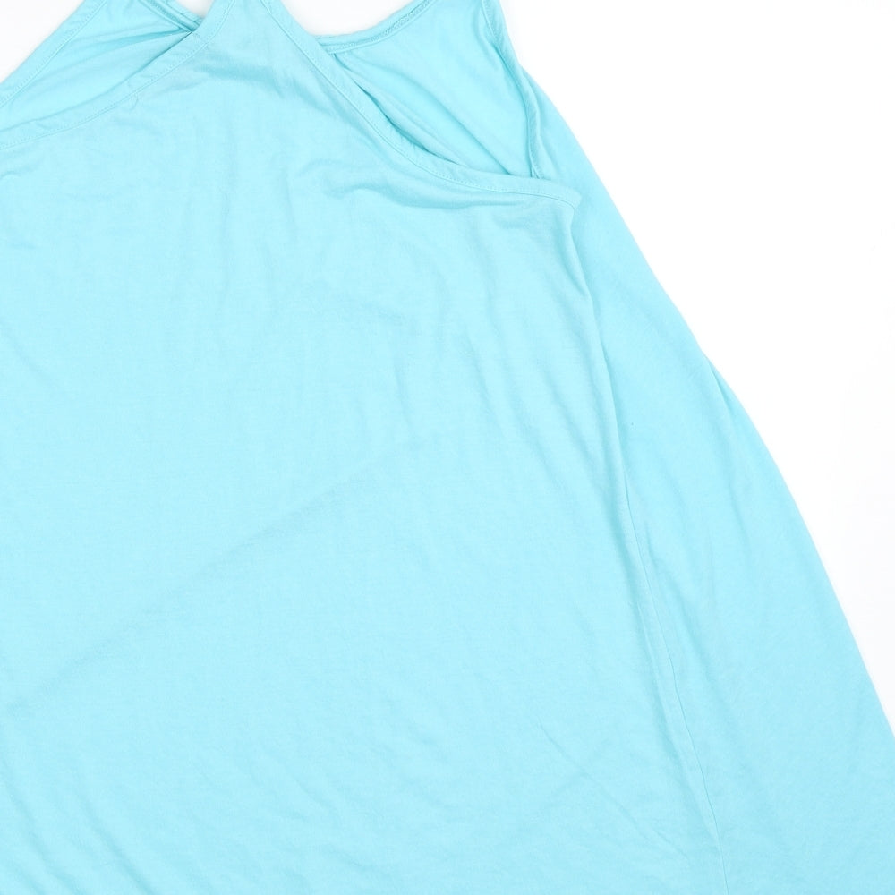 Studio Womens Blue   Basic Tank Size 16