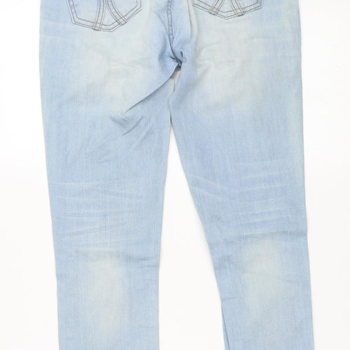 Wakee Womens Blue  Denim Skinny Jeans Size 8 L26.5 in