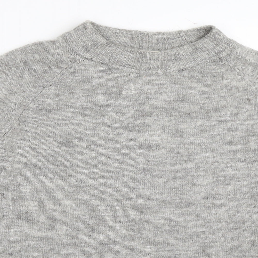 H&M Girls Grey   Pullover Jumper Size 9-10 Years
