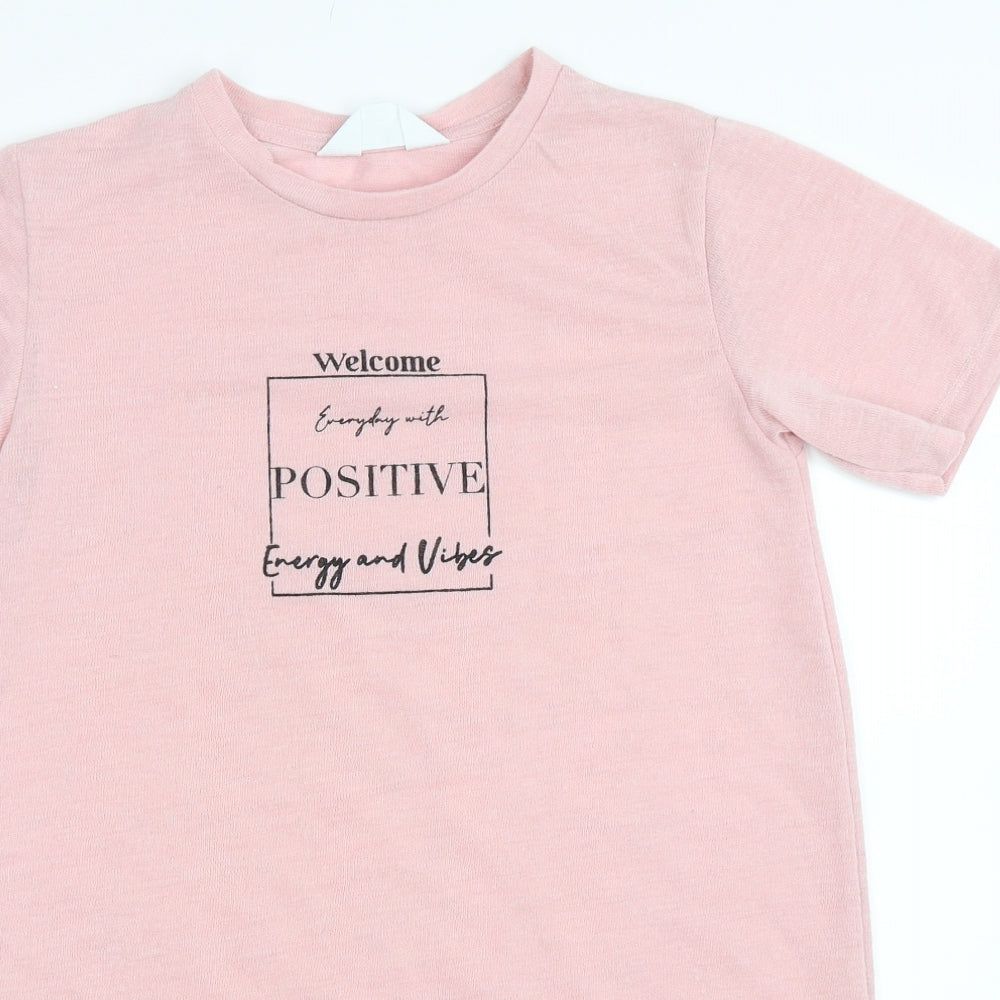 Primark Womens Pink   Basic T-Shirt Size 6
