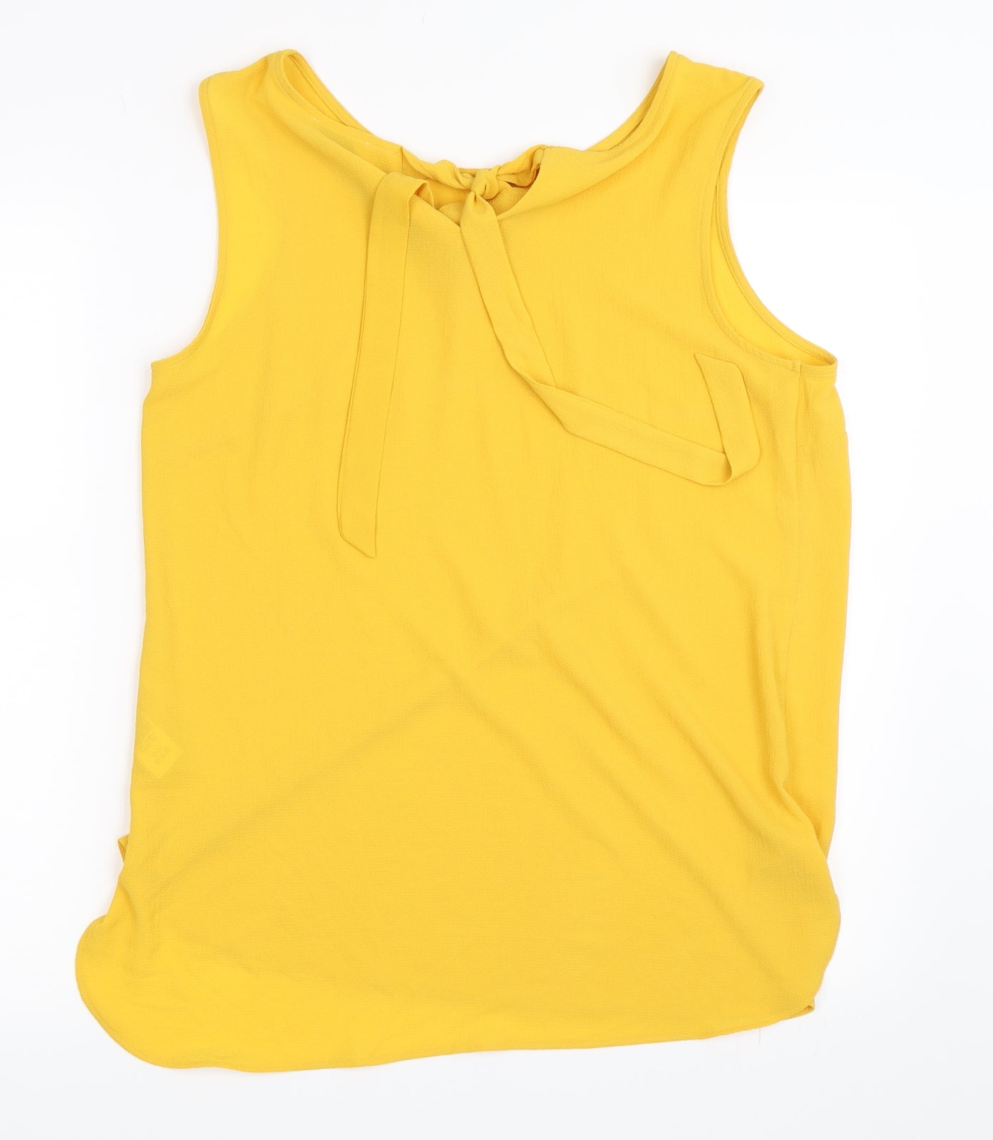 Papaya Womens Yellow   Basic Blouse Size 14
