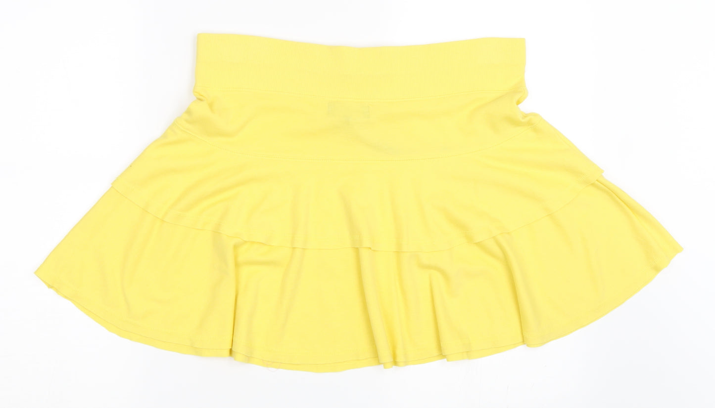 Papaya Womens Yellow   Skater Skirt Size 14