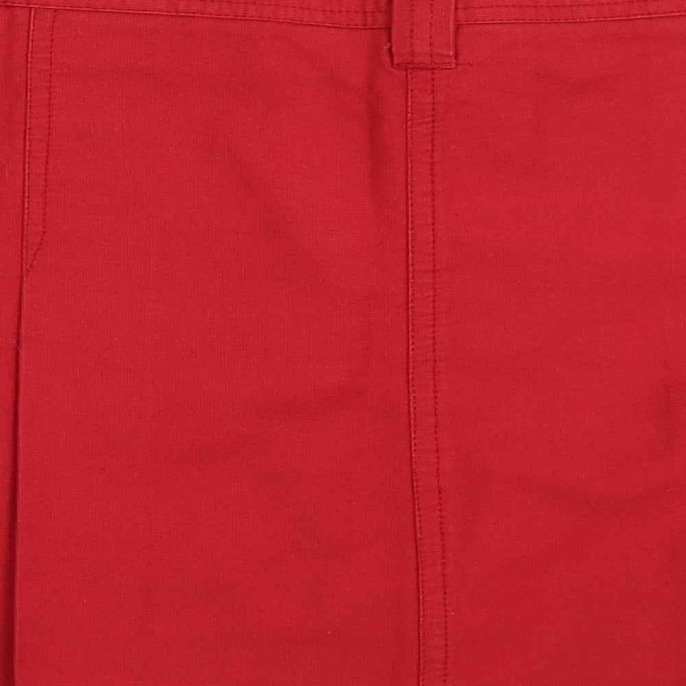 Dorothy Perkins Womens Red   Mini Skirt Size 14