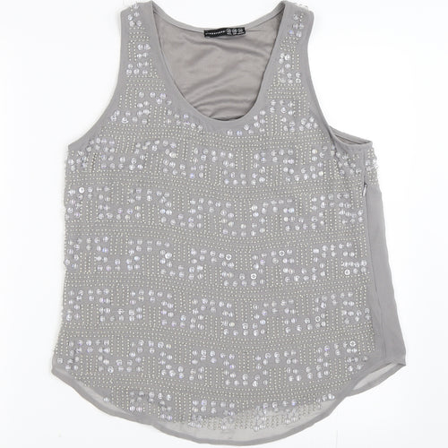 Atmosphere Womens Grey   Basic Blouse Size 12