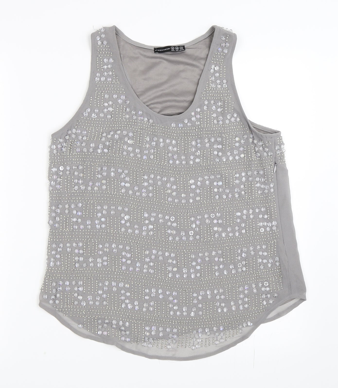 Atmosphere Womens Grey   Basic Blouse Size 12