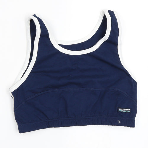 Donnay Girls Blue   Cropped Tank Size 16 Years