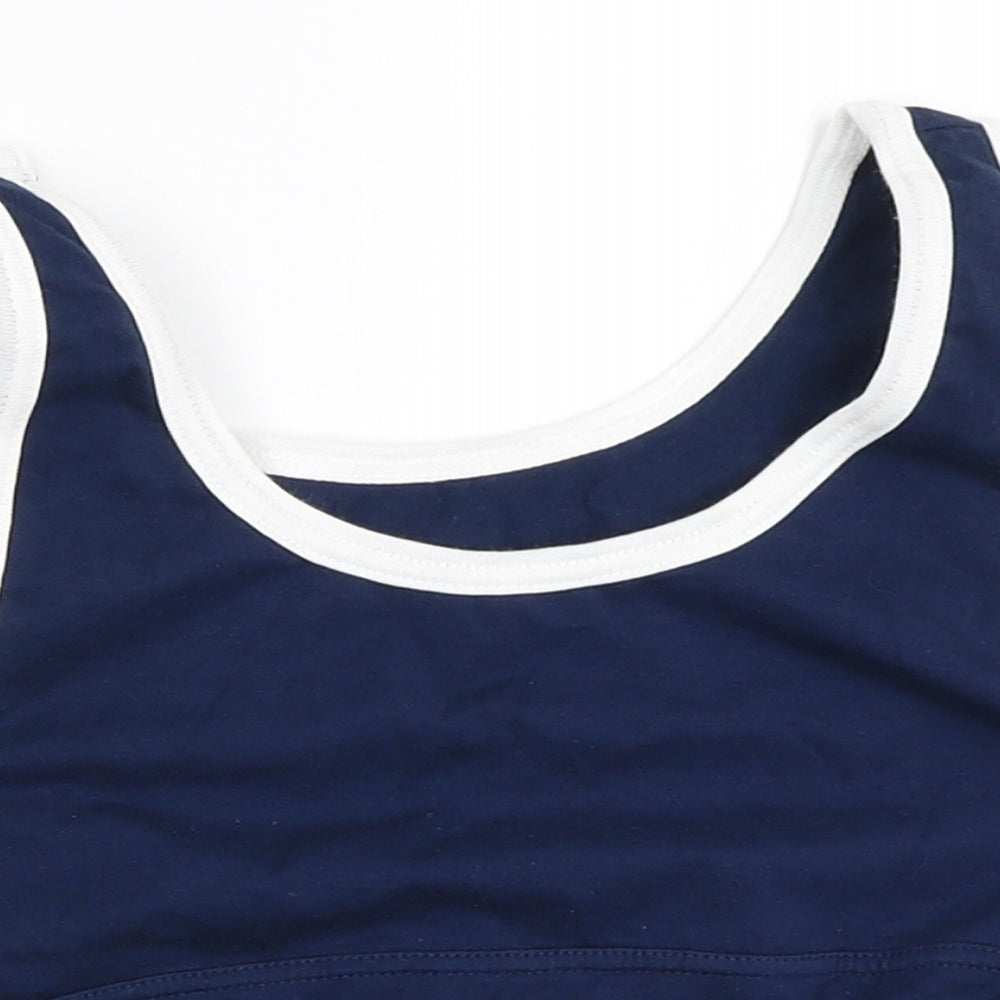 Donnay Girls Blue   Cropped Tank Size 16 Years