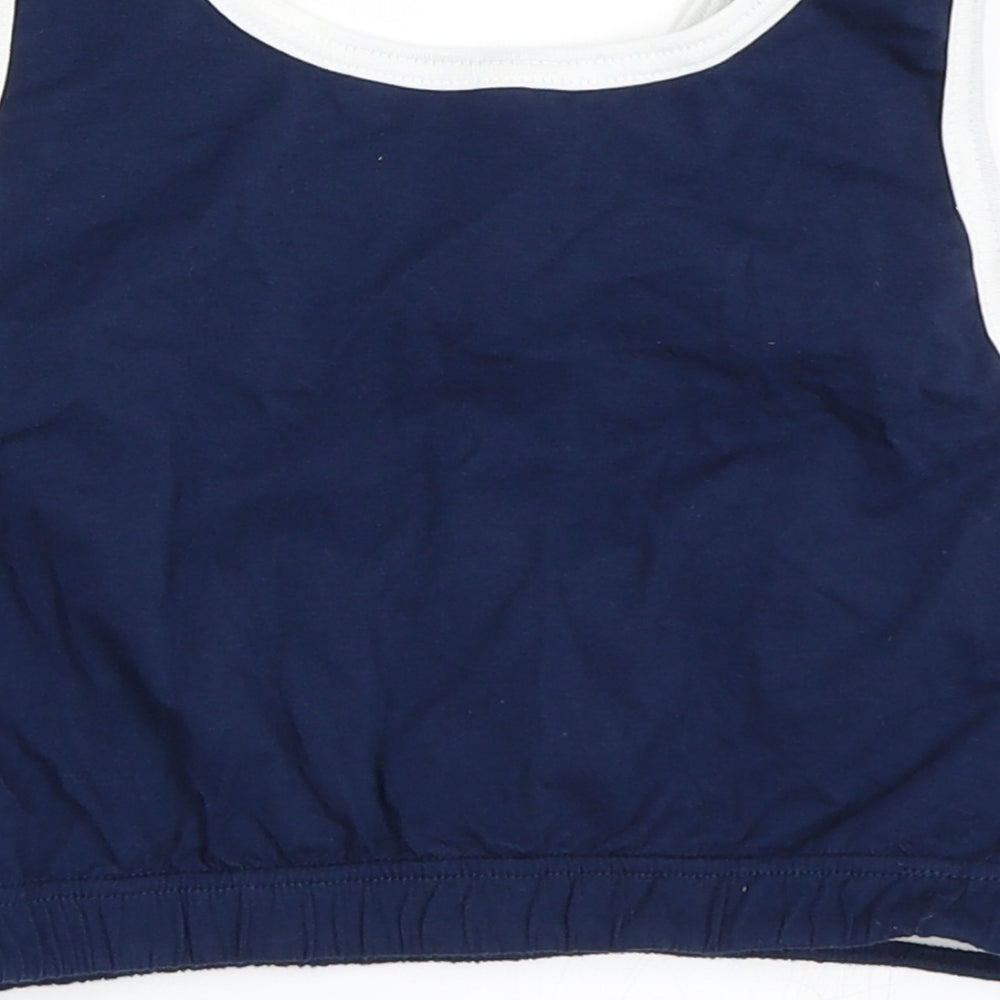 Donnay Girls Blue   Cropped Tank Size 16 Years