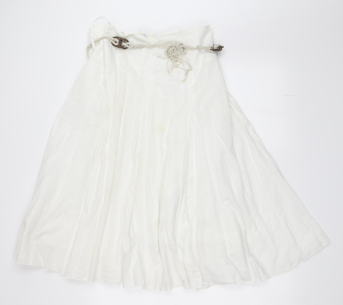 Papaya Womens White   Flare Skirt Size 14