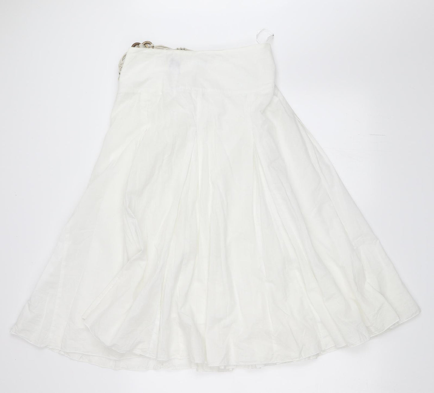 Papaya Womens White   Flare Skirt Size 14