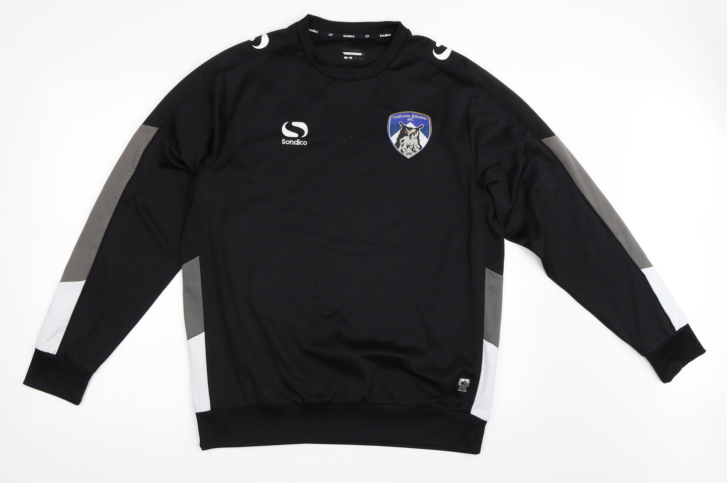 Sondico Mens Black   Pullover Sweatshirt Size M  - Oldham Athletic AFC