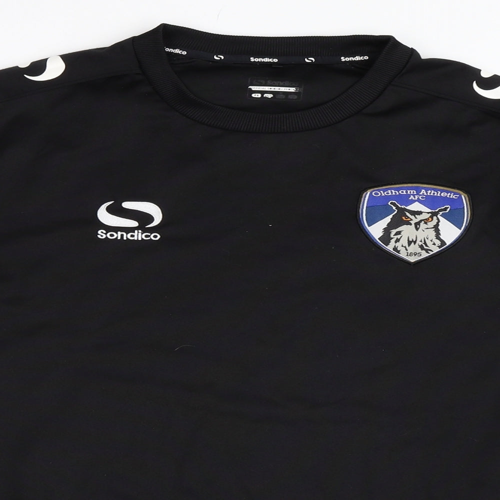 Sondico Mens Black   Pullover Sweatshirt Size M  - Oldham Athletic AFC