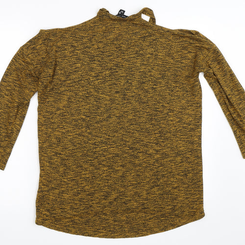 New Look Womens Yellow   Pullover Jumper Size S