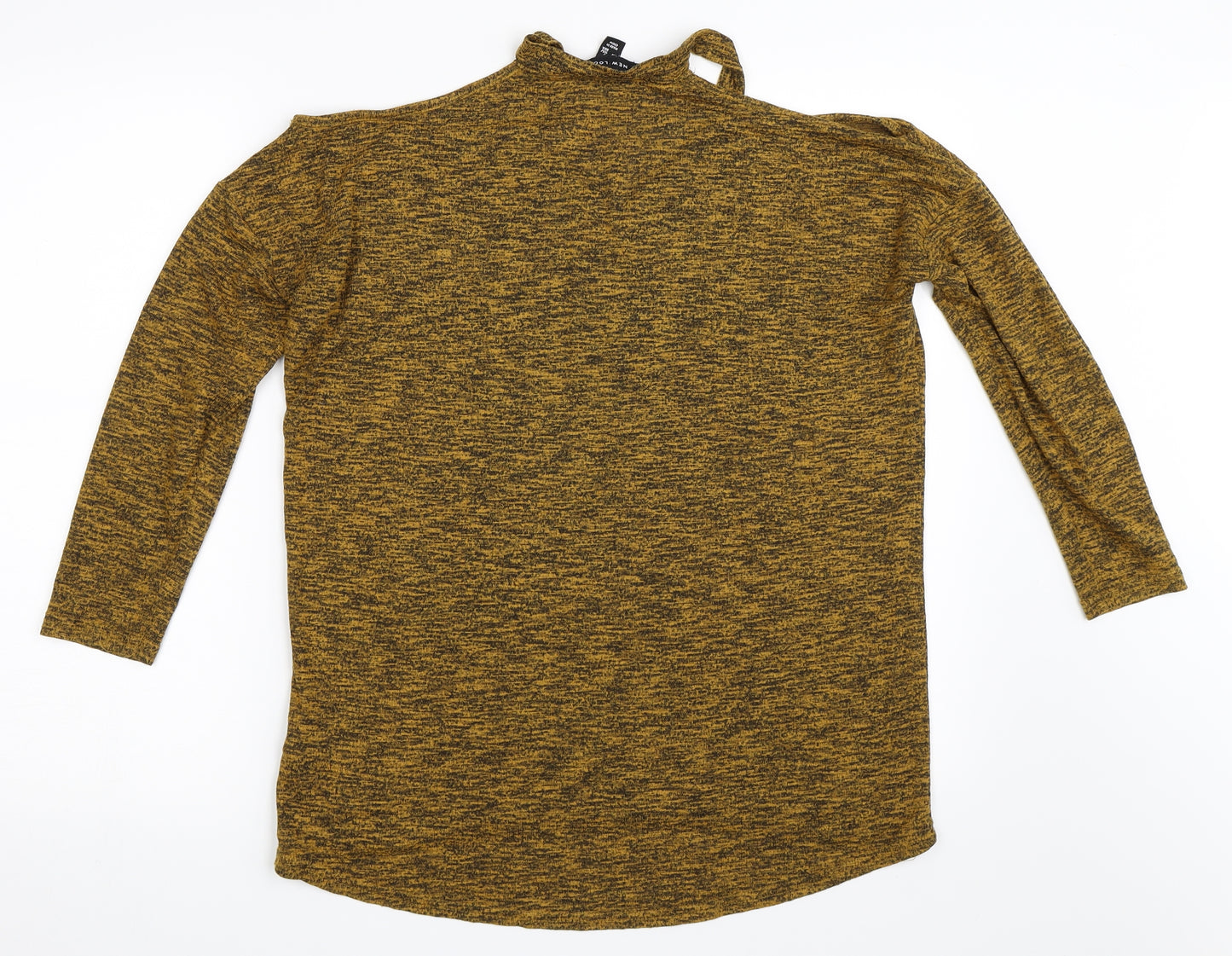 New Look Womens Yellow   Pullover Jumper Size S