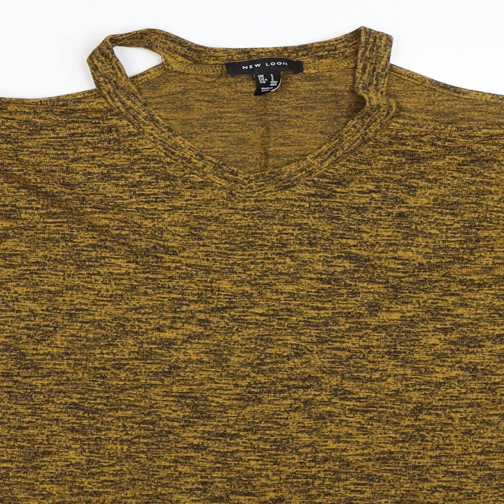 New Look Womens Yellow   Pullover Jumper Size S