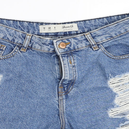Primark Womens Blue  Denim Bermuda Shorts Size 12