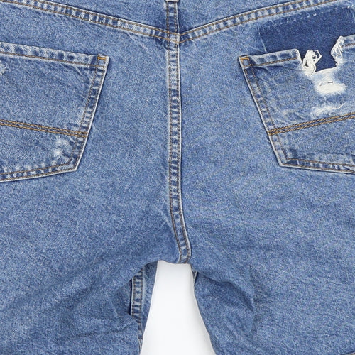 Primark Womens Blue  Denim Bermuda Shorts Size 12